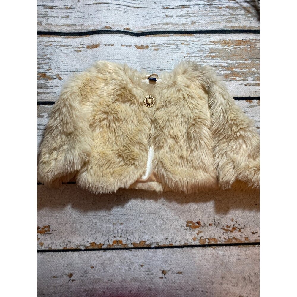 Gap Cropped Fur Jacket